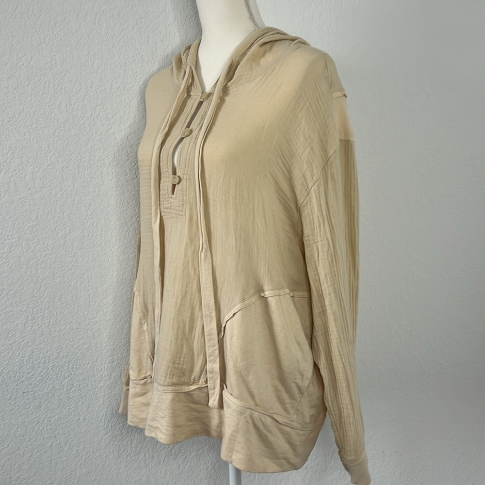 Urban Outfitters Out from Under Cotton Gauze Sahara Pullover Hoodie Size Medium - Picture 9 of 15